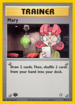 Mary - pokemon TCG Card