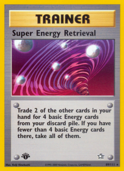 Super Energy Retrieval - pokemon TCG Card