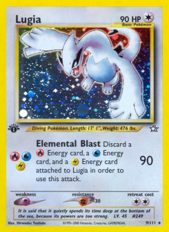 Lugia - pokemon TCG Card