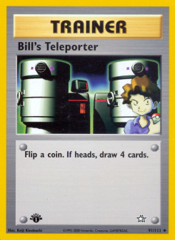 Bill's Teleporter - pokemon TCG Card