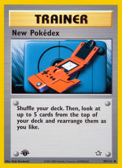 New Pokédex - pokemon TCG Card