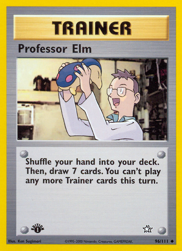 Professor Elm - Pokémon TCG Card