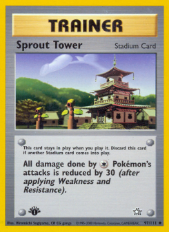 Sprout Tower - pokemon TCG Card
