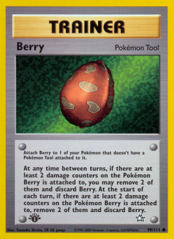 Berry - pokemon TCG Card