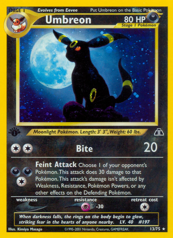 Umbreon - Pokémon TCG Card