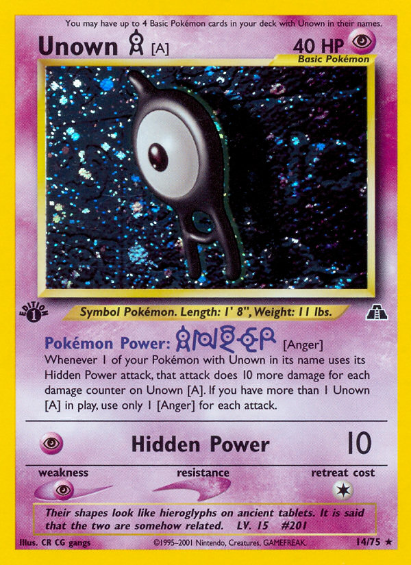 Unown [A] - Pokémon TCG Card