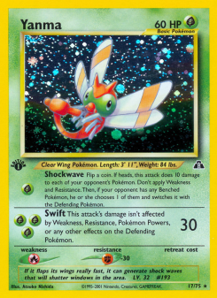 Yanma - pokemon TCG Card