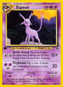 Espeon - pokemon TCG Card
