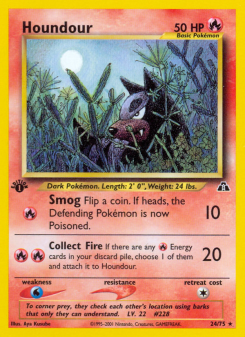 Houndour - pokemon TCG Card