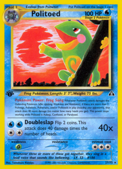 Politoed - pokemon TCG Card