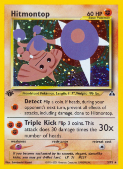 Hitmontop - pokemon TCG Card