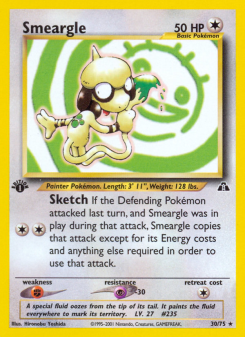 Smeargle - pokemon TCG Card