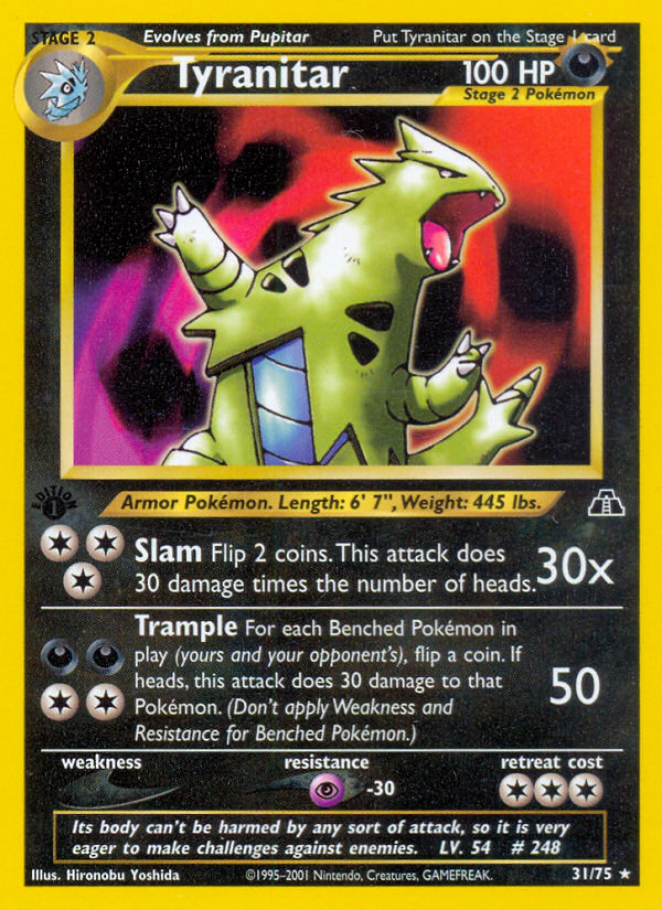 Tyranitar - Pokémon TCG Card