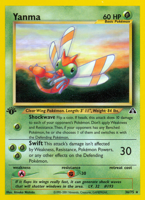 Yanma - Pokémon TCG Card