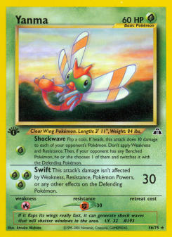Yanma - pokemon TCG Card