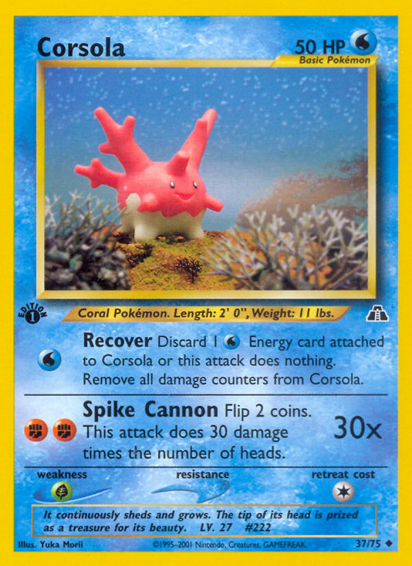 Corsola - Pokémon TCG Card