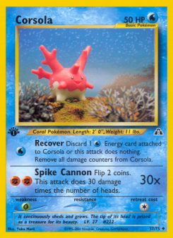Corsola - pokemon TCG Card