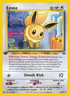 Eevee - pokemon TCG Card