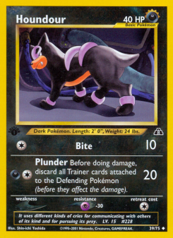 Houndour - pokemon TCG Card