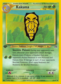 Kakuna - pokemon TCG Card