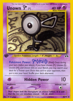 Unown [F] - pokemon TCG Card