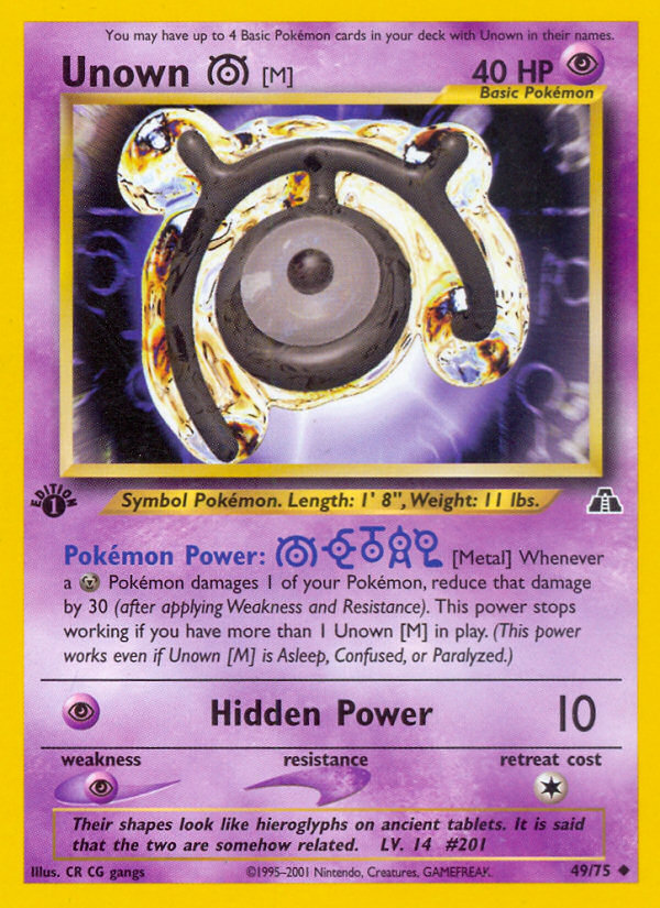 Unown [M] - Pokémon TCG Card