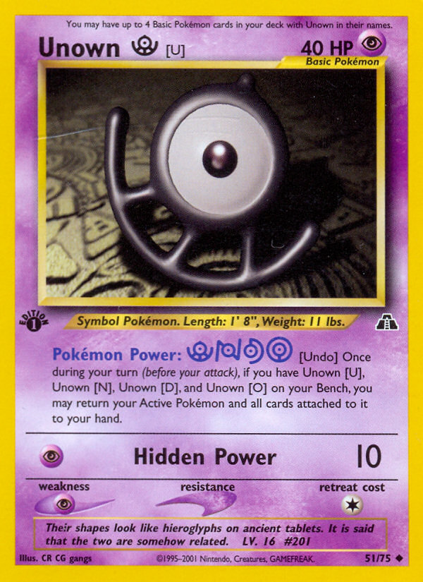 Unown [U] - Pokémon TCG Card