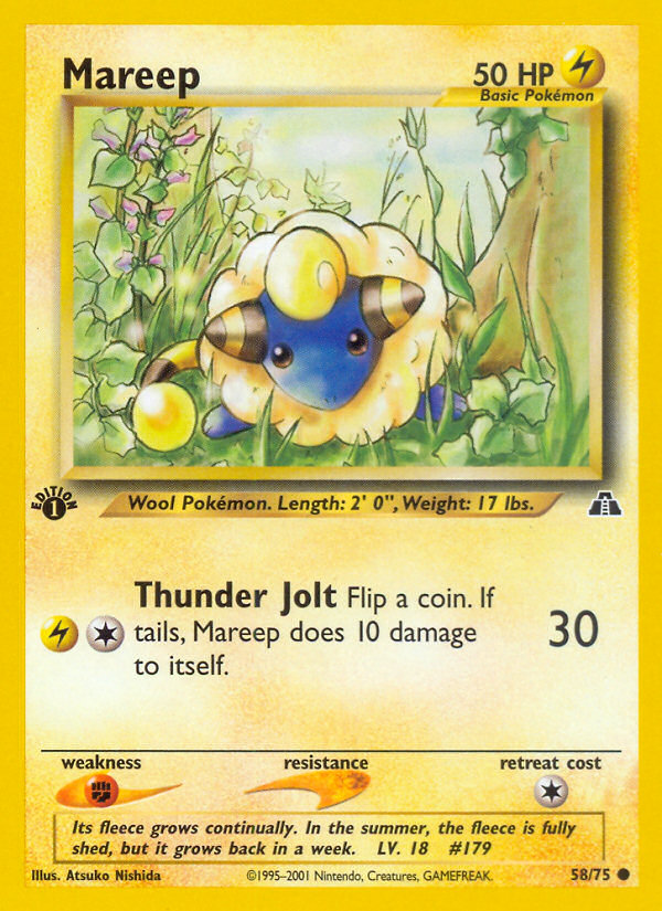 Mareep - Pokémon TCG Card