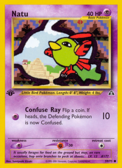 Natu - pokemon TCG Card
