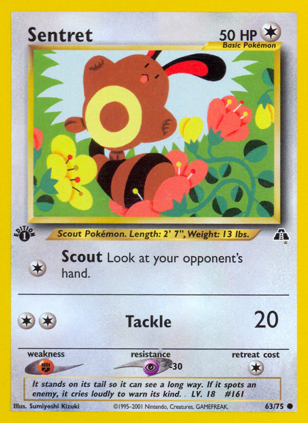 Sentret - Pokémon TCG Card