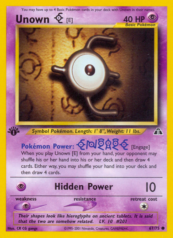Unown [E] - Pokémon TCG Card