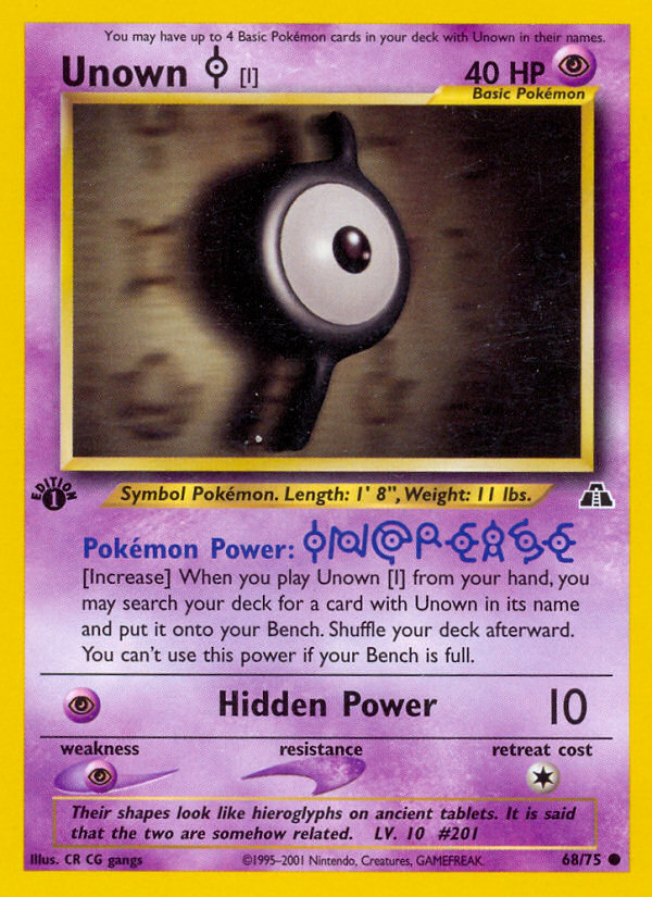 Unown [I] - Pokémon TCG Card