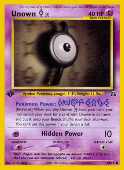 Unown [I] - pokemon TCG Card