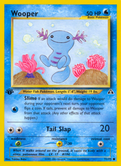Wooper - pokemon TCG Card