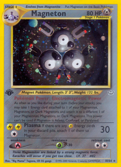 Magneton - pokemon TCG Card