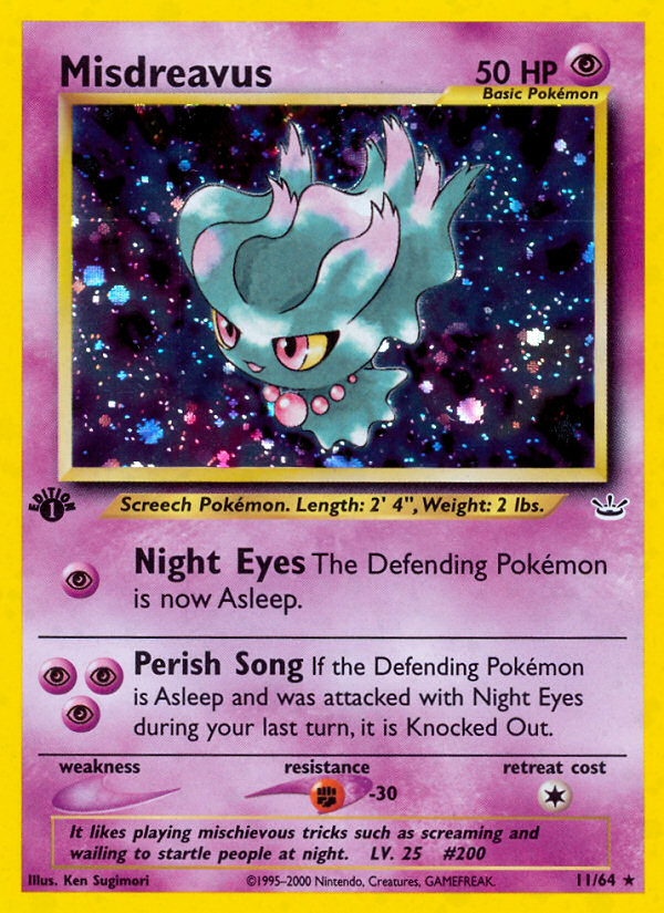 Misdreavus - Pokémon TCG Card