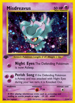 Misdreavus - pokemon TCG Card
