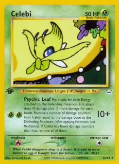 Celebi - pokemon TCG Card