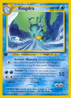 Kingdra - pokemon TCG Card