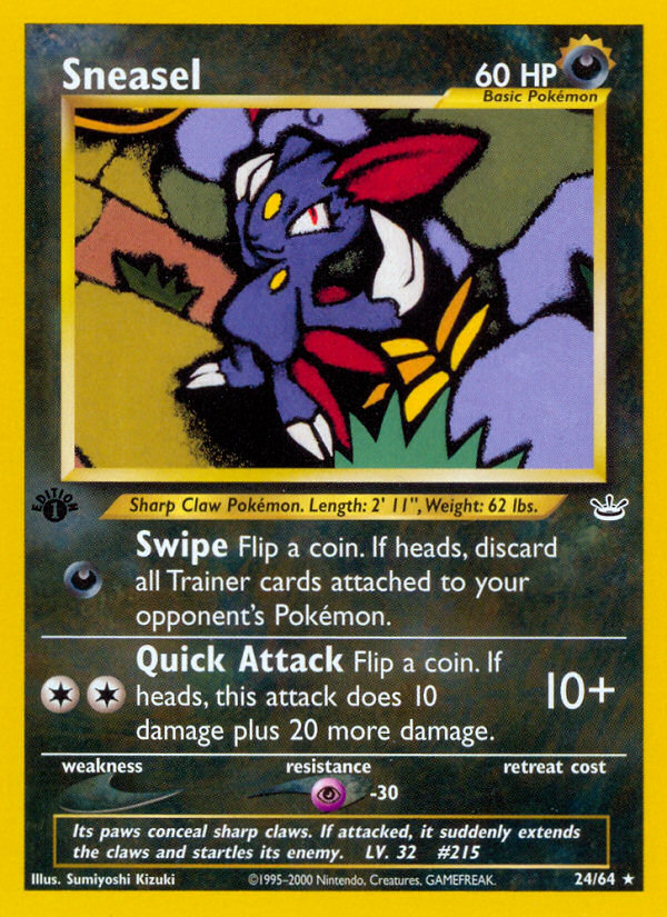 Sneasel - Pokémon TCG Card
