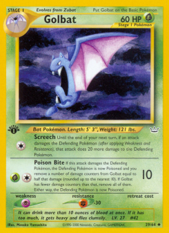 Golbat - pokemon TCG Card