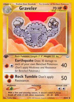 Graveler - pokemon TCG Card