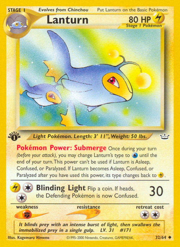Lanturn - Pokémon TCG Card