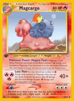Magcargo - pokemon TCG Card