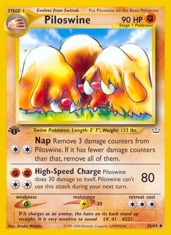 Piloswine - Pokémon TCG Card