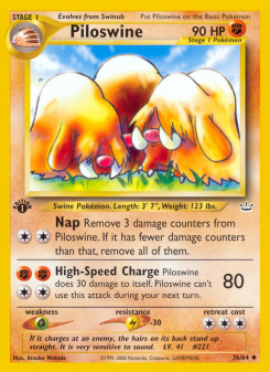 Piloswine - pokemon TCG Card