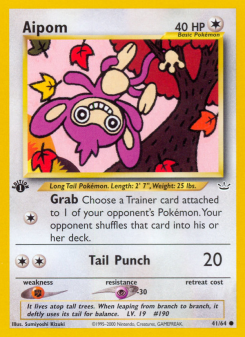 Aipom - pokemon TCG Card