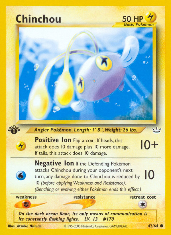 Chinchou - Pokémon TCG Card