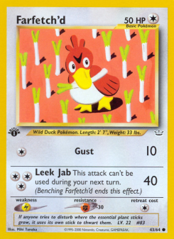 Farfetch'd - pokemon TCG Card