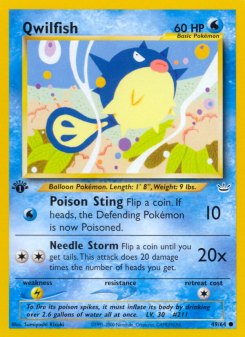 Qwilfish - pokemon TCG Card